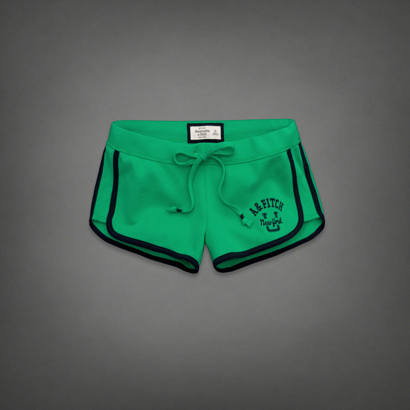 Abercrombie Fitch Mujeres Dobladillo Curvo Tejer Patalón Corto AF8357